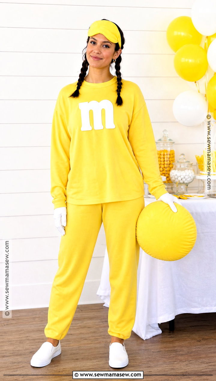 MandM Pajama Costume - 40 m&m costume ideas