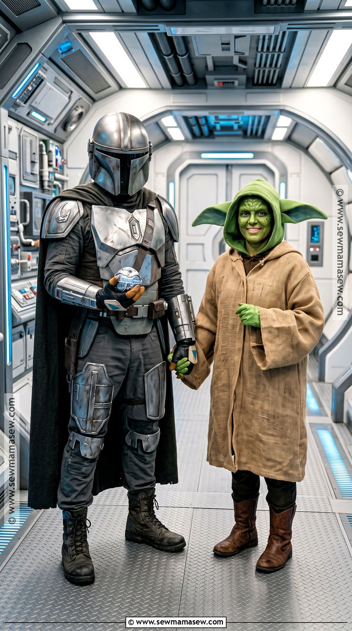 Mandalorian And Grogu Couple Costume - 35 star wars couple costume ideas