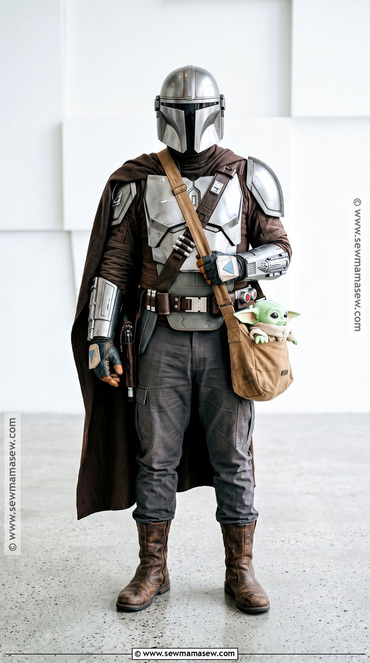 Mandalorian Costume With Cardboard Armor - 30 Easy Star Wars Costumes