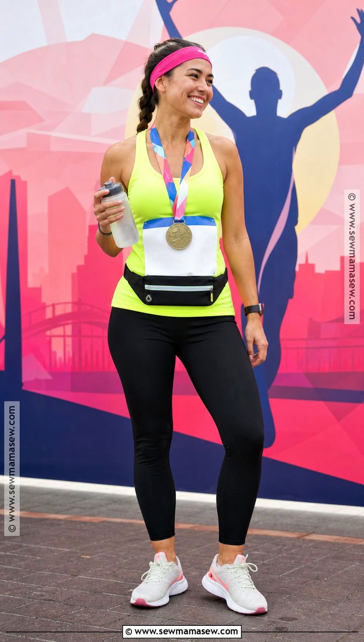 Marathon Runner Costume With Race Bib - 30 sports costume ideas