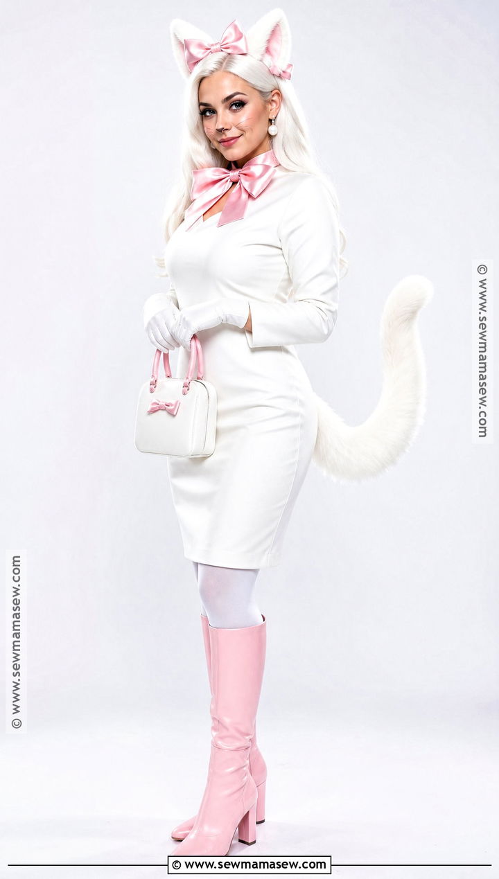 Marie Cat Costume With Pink Boots - 30 marie cat costume ideas