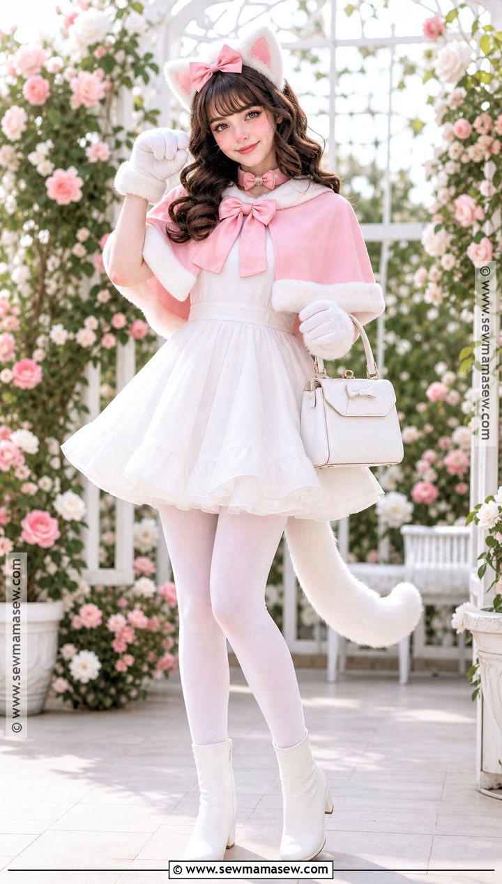 Marie Cat Costume With Pink Cape - 30 marie cat costume ideas