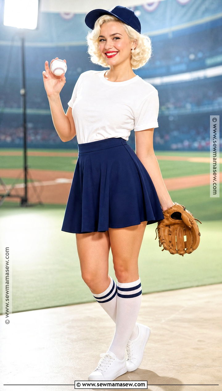 Marilyn Monroe Baseball Costume - 35 marilyn monroe costume ideas