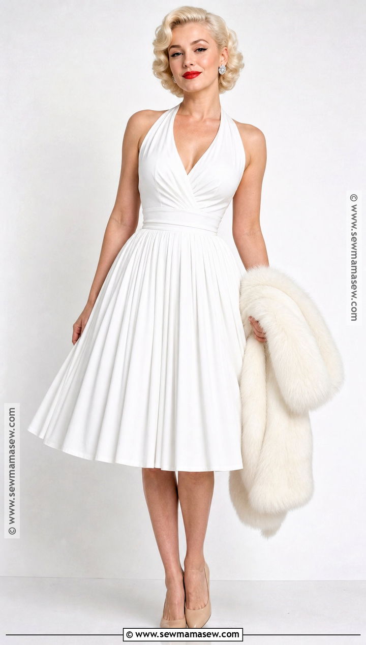 Marilyn Monroe Costume With White Dress - 35 woman halloween costumes