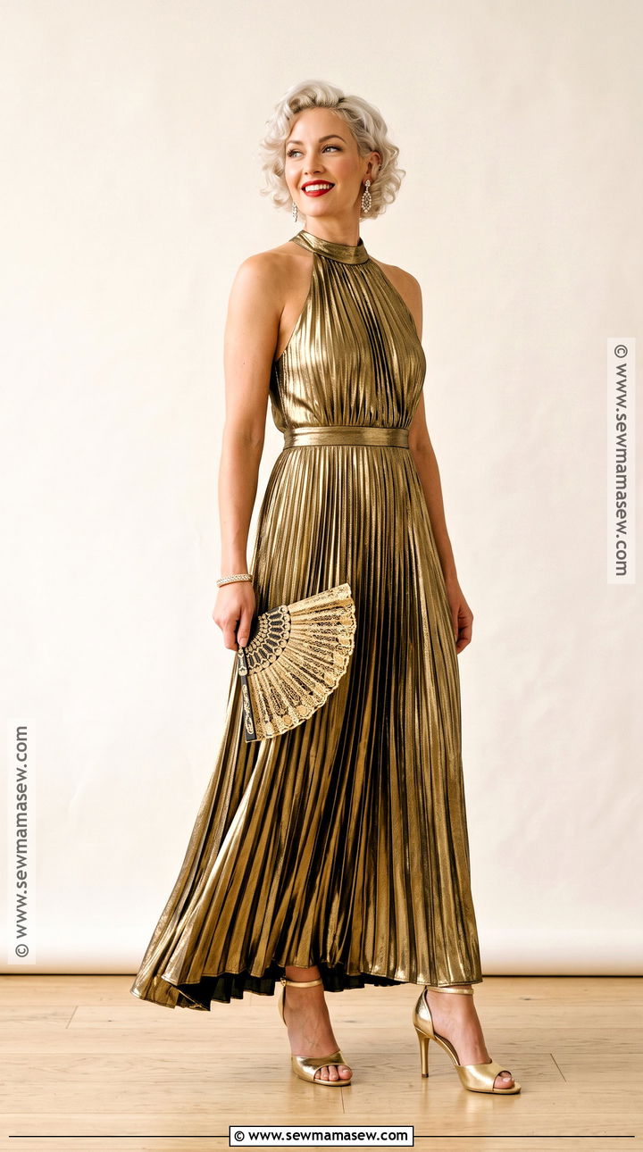 Marilyn Monroe Gold Lame Dress Costume - 35 marilyn monroe costume ideas