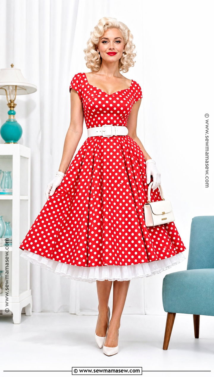 Marilyn Monroe Red Polka Dot Dress Costume - 35 marilyn monroe costume ideas