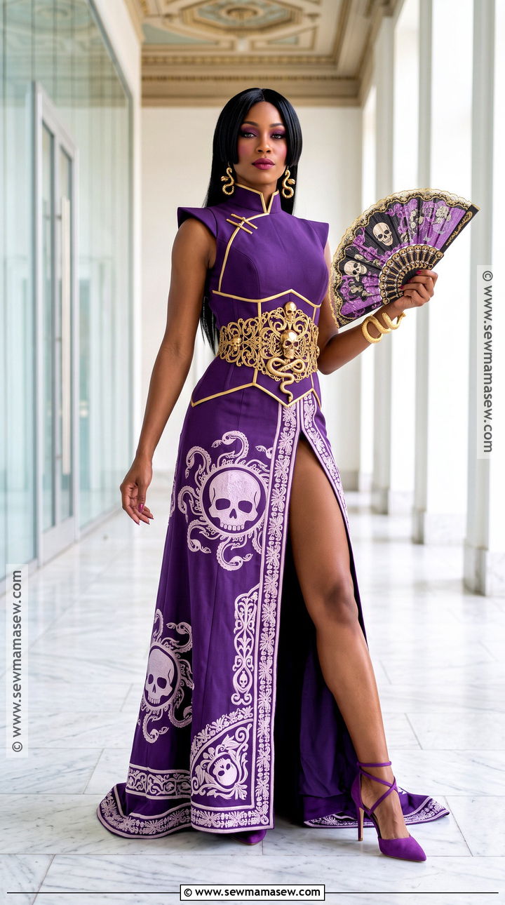 Marineford Purple Dress Boa Hancock Cosplay - 30 Boa Hancock Cosplay Ideas