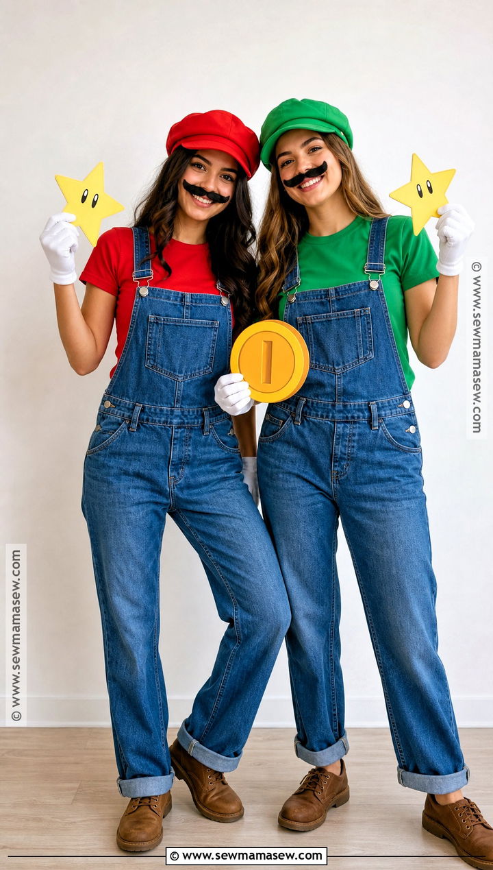 Mario And Luigi Best Friend Costume - 40 matching costumes for best friends