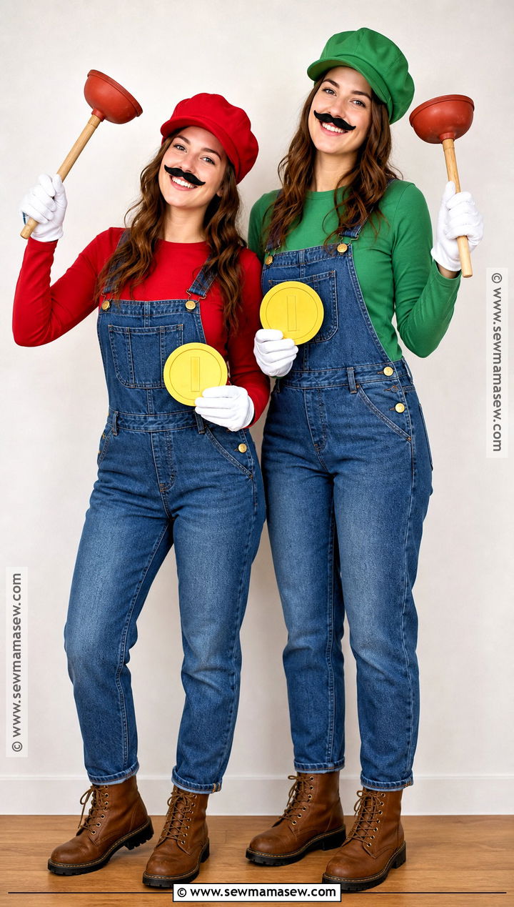 Mario And Luigi Best Friend Costumes - 30 halloween costumes for two for best friends