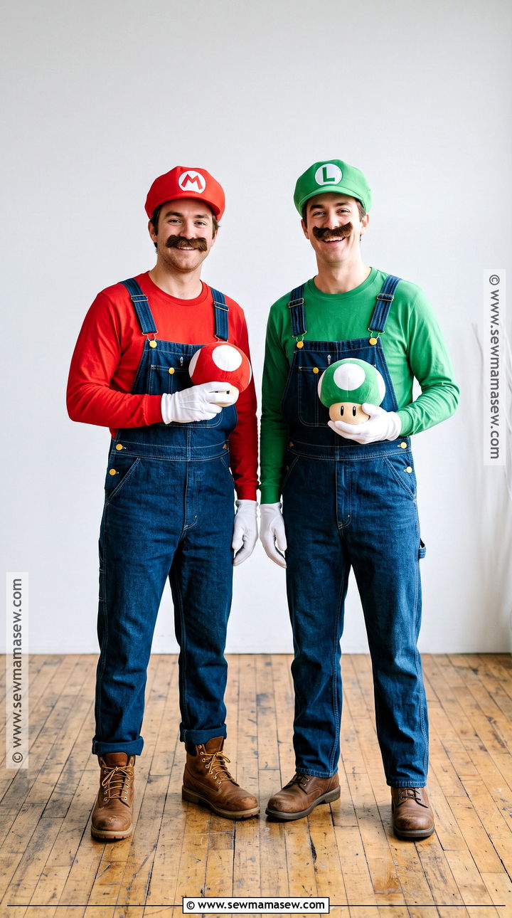 Mario And Luigi Costume - 40 halloween costumes for 2