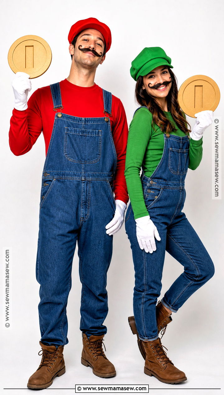 Mario And Luigi Costume - 40 last minute couples costumes