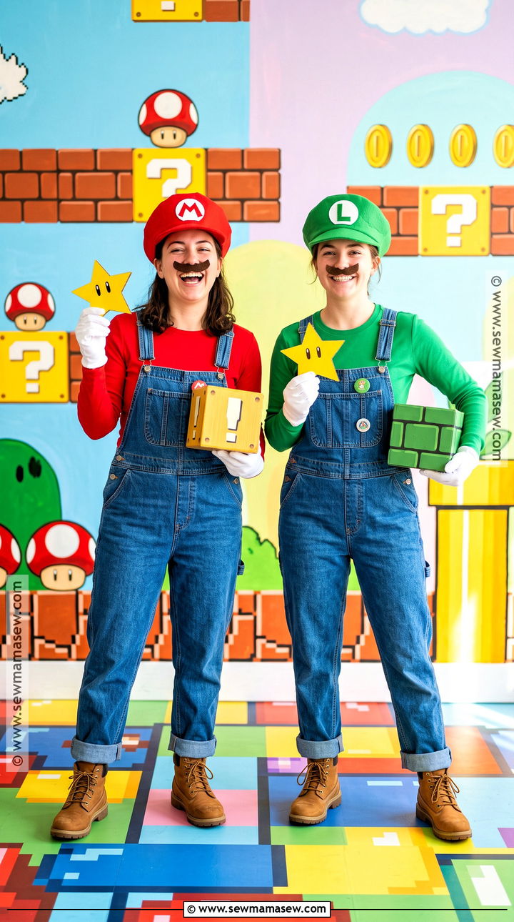 Mario And Luigi Costume - 30 costumes for 2