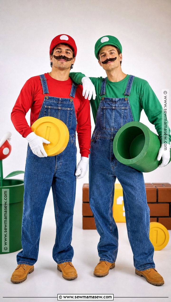 Mario And Luigi Costume - 30 two person costume ideas