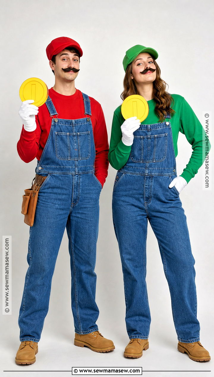 Mario And Luigi Costume - 35 iconic duo halloween costumes