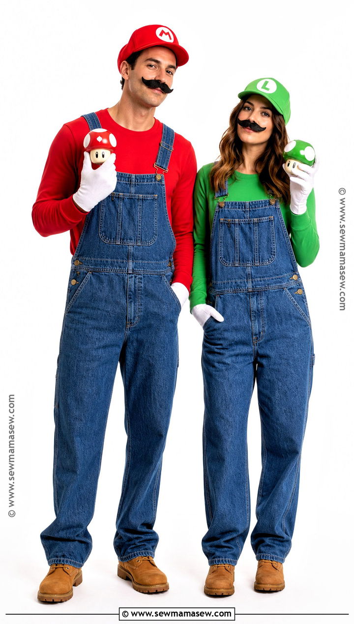 Mario And Luigi Costume - 30 2 ppl halloween costumes