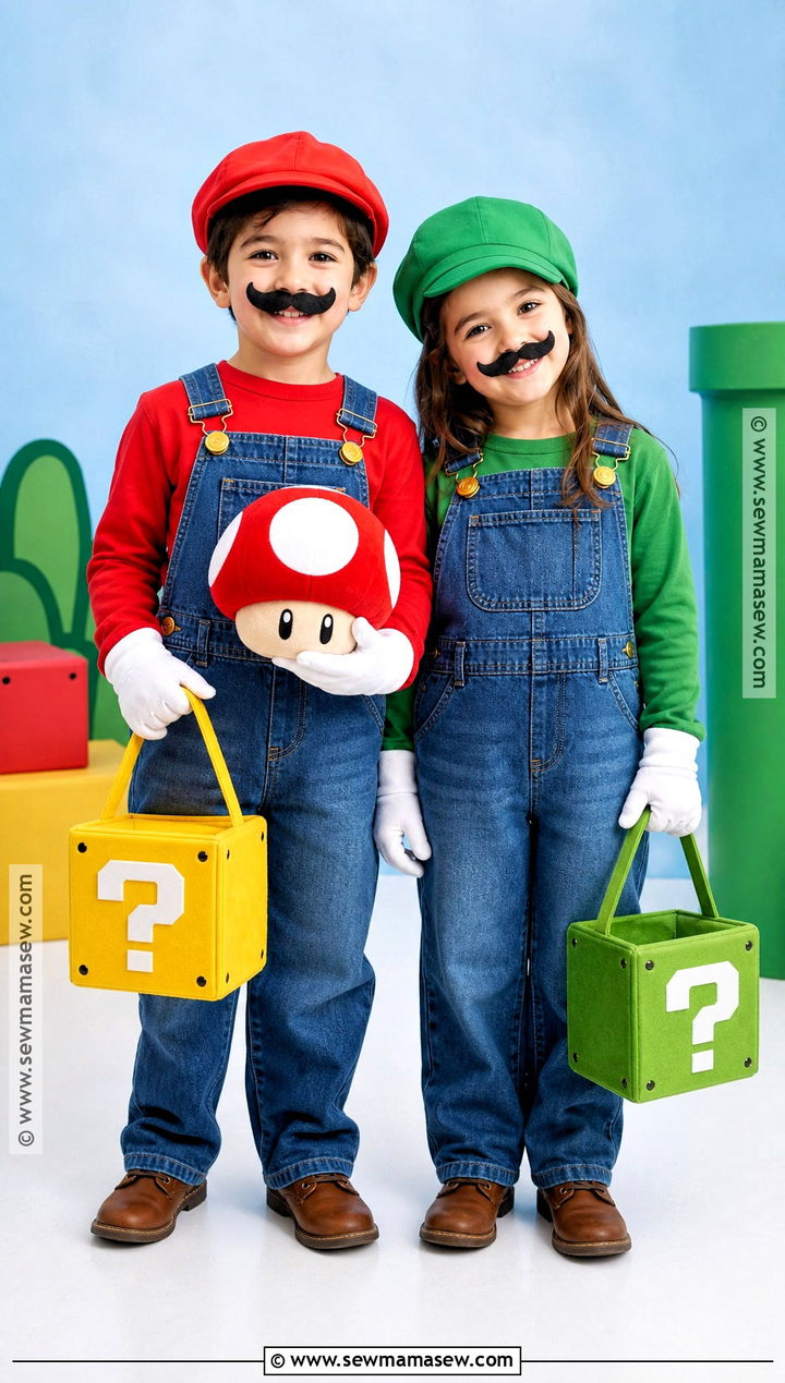 Mario And Luigi Costumes - 35 brother sister halloween costumes