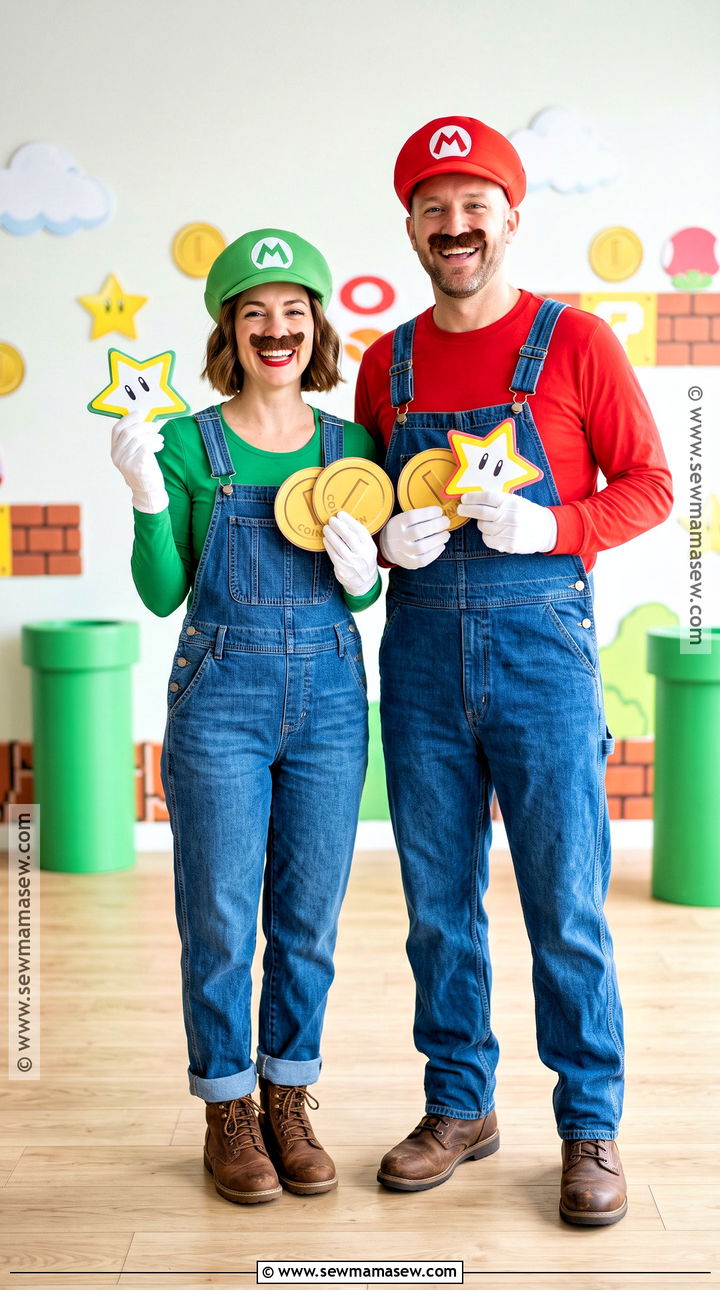 Mario And Luigi Couple Costume - 30 couple outfits halloween