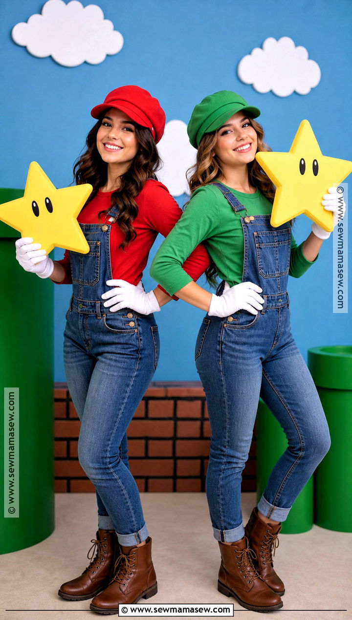 Mario And Luigi Duo Costume - 35 duo costumes for girls for best friends