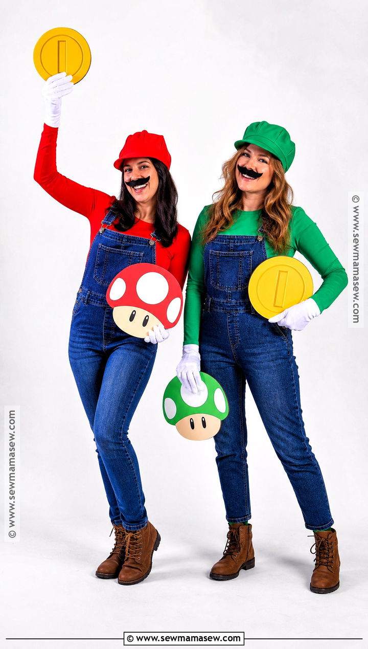 Mario And Luigi Friend Costume - 30 friend halloween costumes two