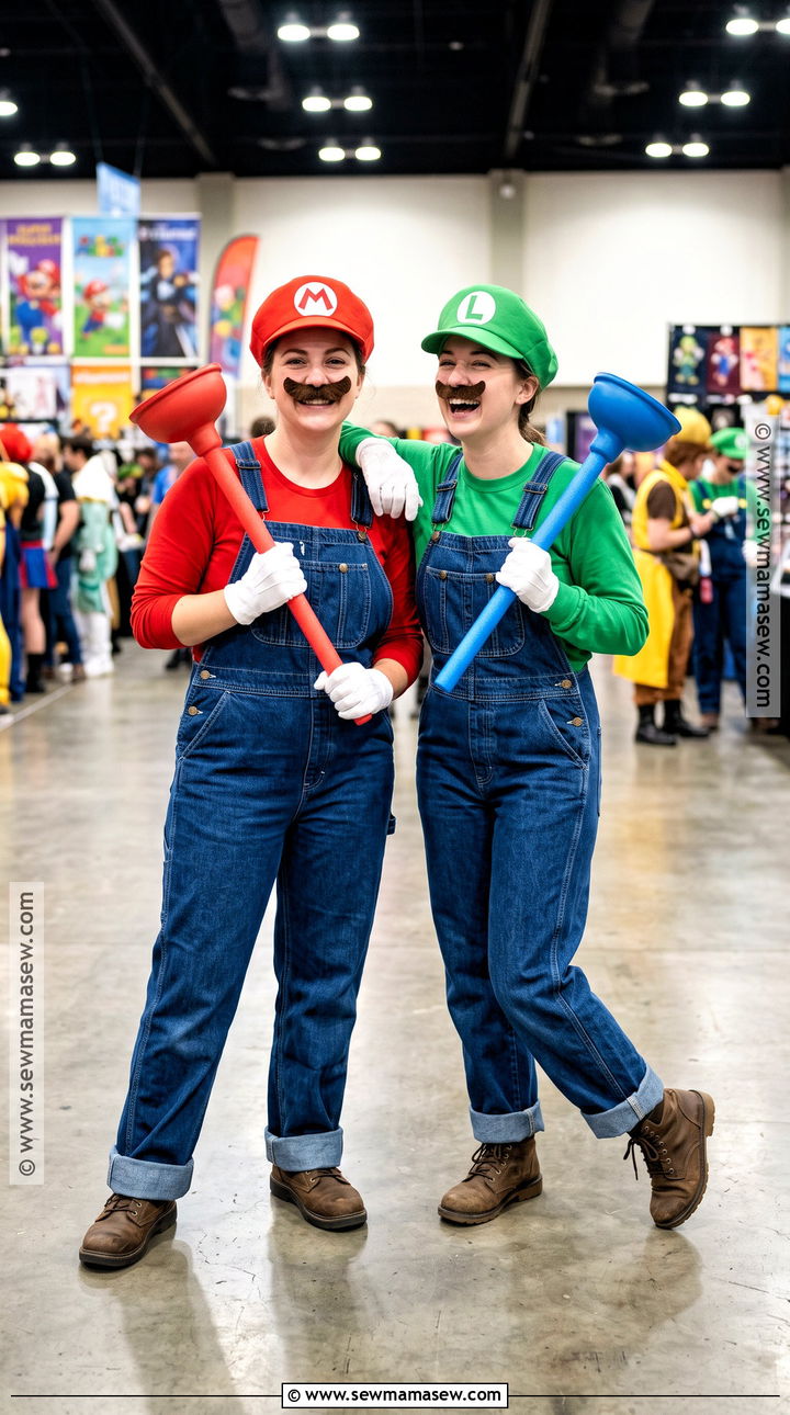 Mario And Luigi Matching Costume - 30 Matching Costume Ideas