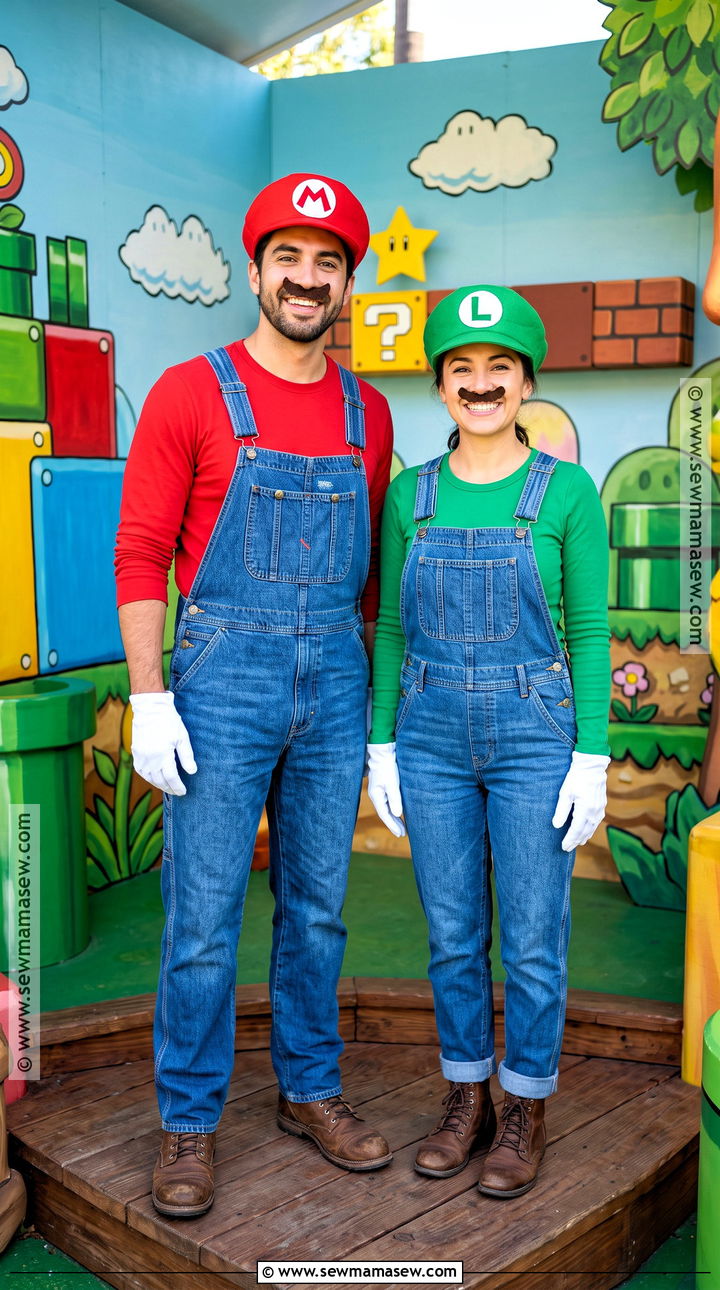 Mario And Luigi Matching Costumes - 45 matching costumes