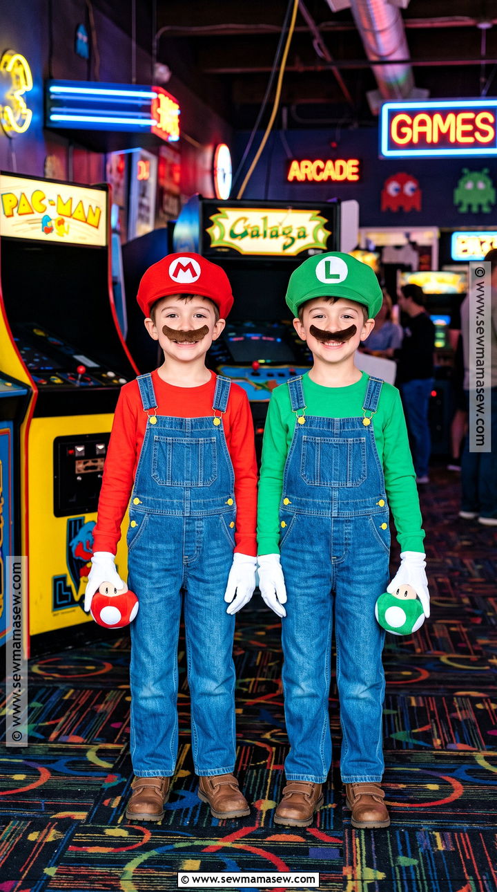 Mario And Luigi Twin Costume - 30 twin dress up ideas