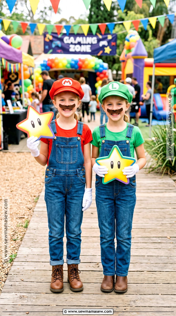 Mario And Luigi Twin Costume - 35 twin costumes