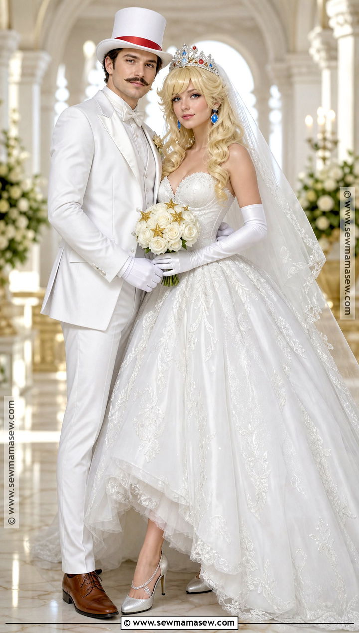 Mario And Peach Wedding Costume - 30 Mario And Peach Costumes for Couples