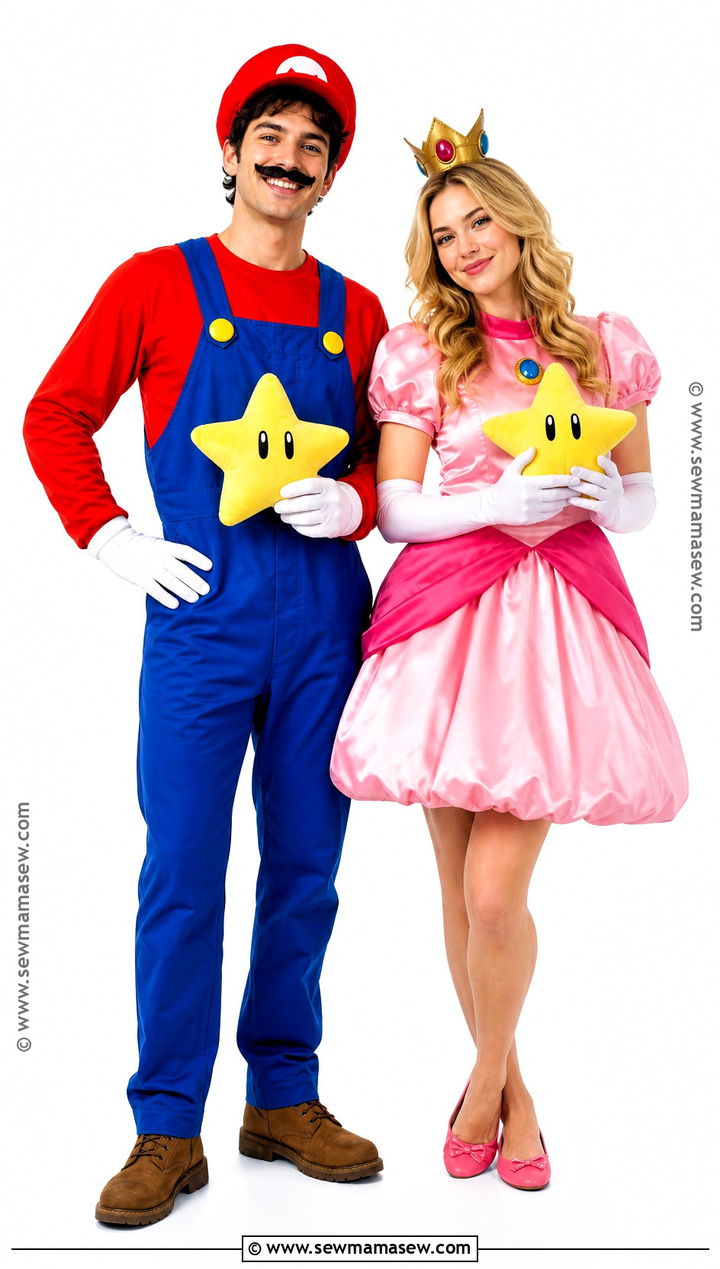 Mario And Princess Peach Couple Costume - 45 duo halloween costumes for couples