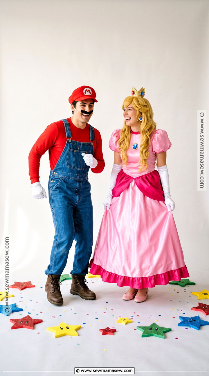 Mario And Princess Peach Couple Costume - 30 couple costumes cute