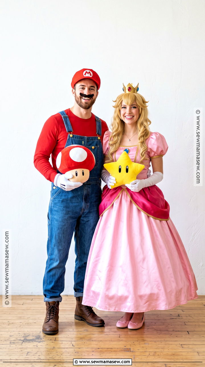 Mario And Princess Peach Couples Cosplay - 35 Couples Cosplay Ideas