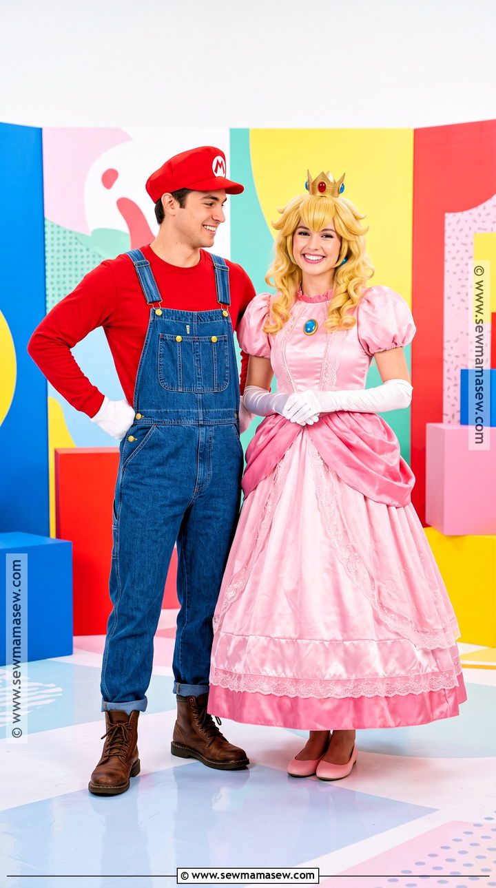 Mario And Princess Peach Couples Costume - 35 fun couples costumes