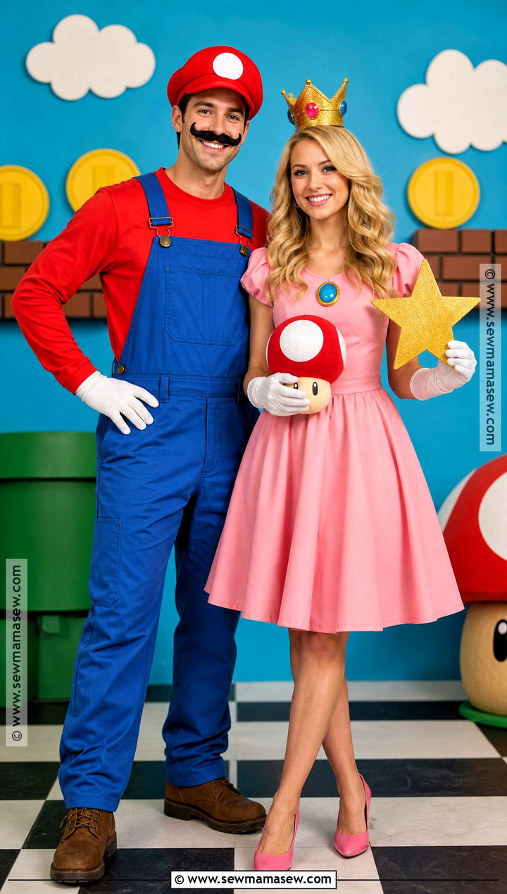 Mario And Princess Peach Couples Costume - 40 creative couples costumes