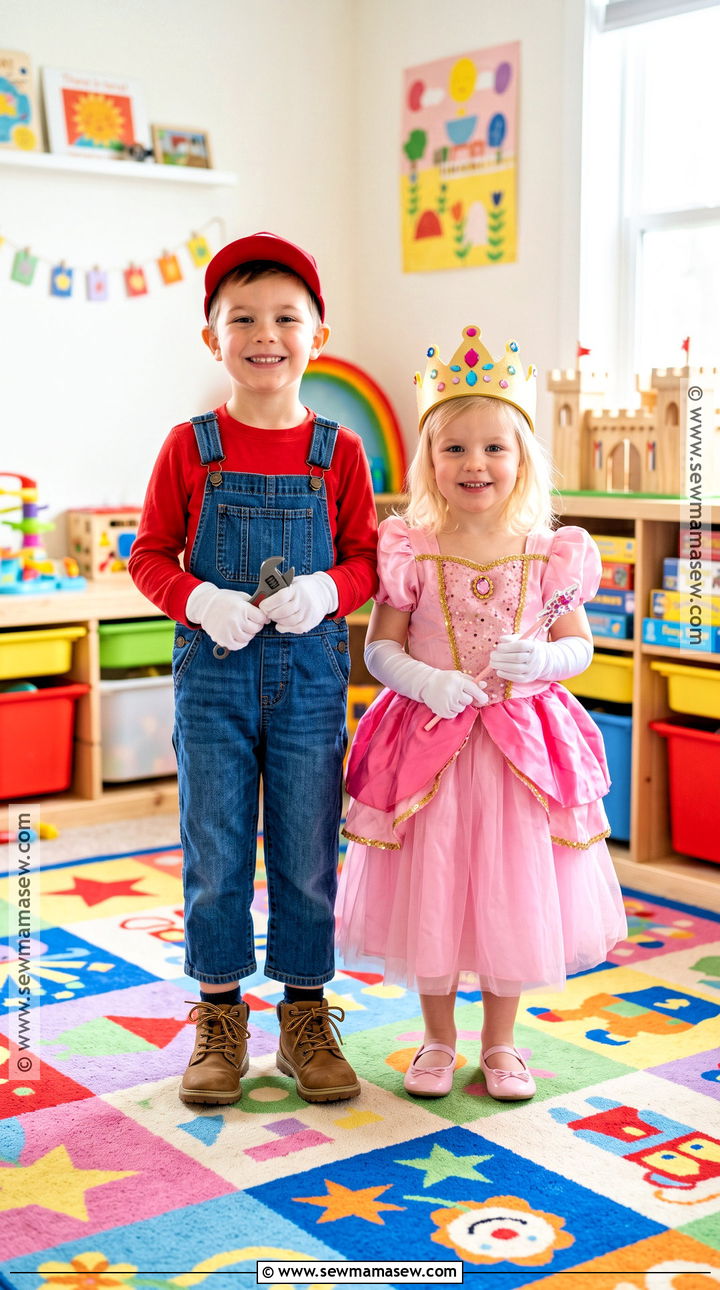 Mario And Princess Peach Sibling Costume - 35 brother and sister halloween costumes