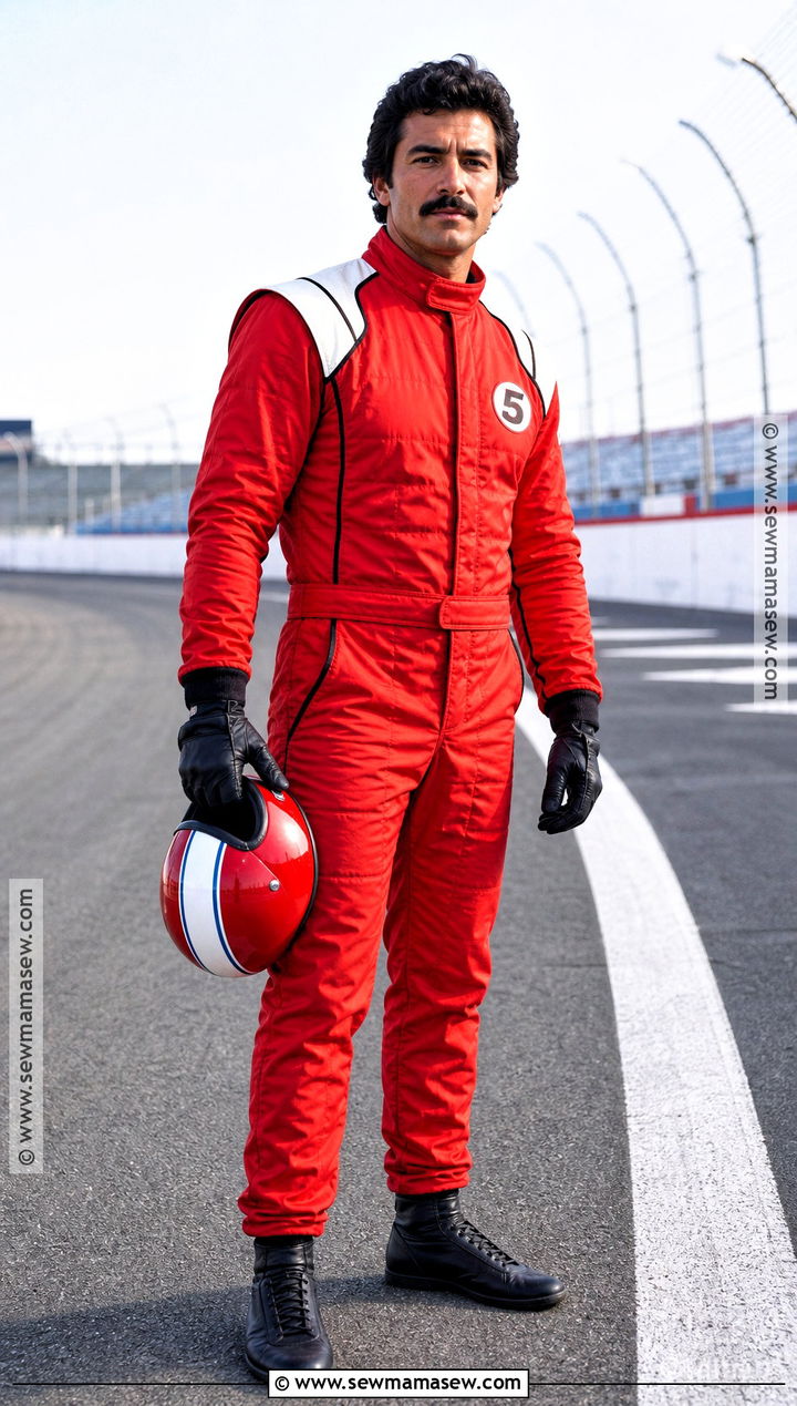 Mario Andretti 1970s Driver Costume - 30 F1 Driver Halloween Costume Ideas