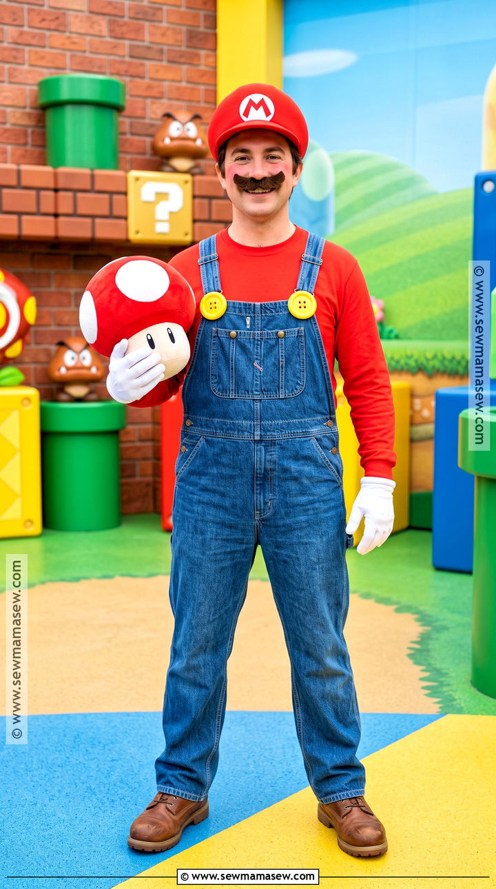 Mario Costume - 40 men costume ideas