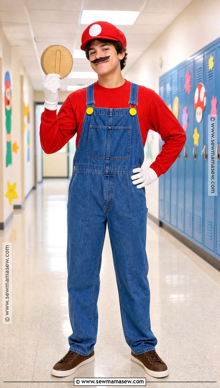 Mario Costume - 30 character dress up day ideas