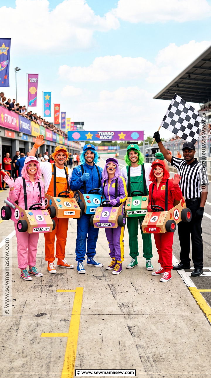 Mario Kart Racers Team Costume - 35 team costume ideas