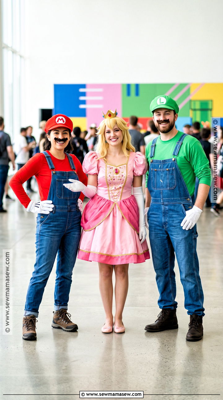 Mario Luigi And Peach Halloween Outfit - 30 3 Ppl Halloween Outfits