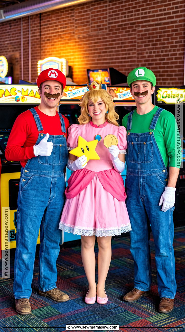 Mario Luigi And Princess Peach Costumes - 30 triplet halloween costumes