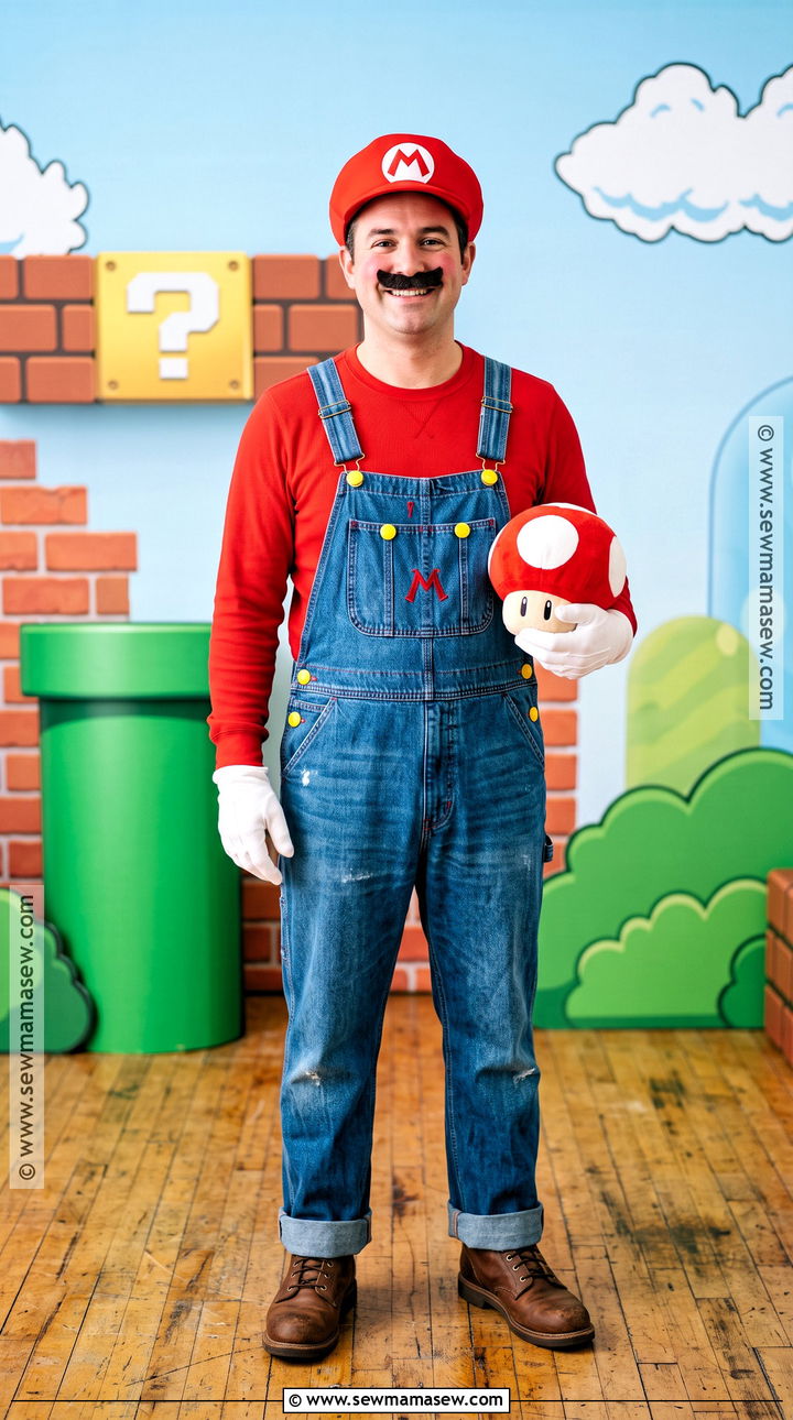 Mario Plumber Costume - 35 costume ideas for men