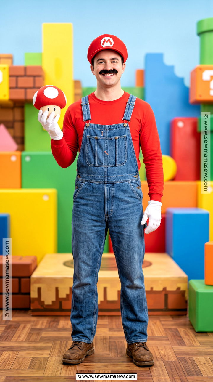 Mario Plumber Costume - 35 costumes for men