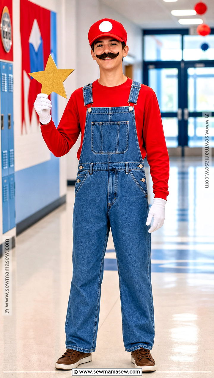 Mario Video Game Costume - 30 characters to dress up as for school ideas