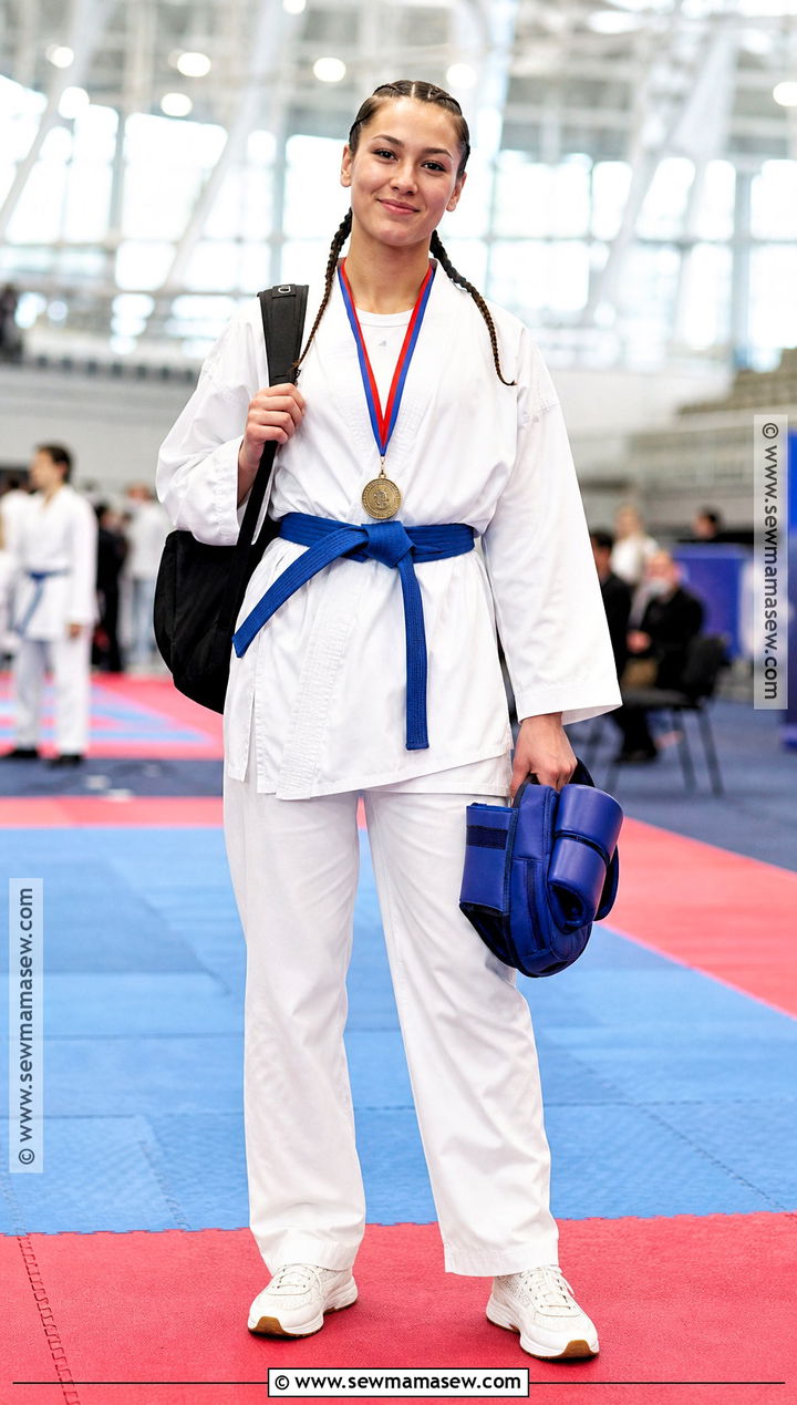 Martial Arts Competitor Costume With Belt - 30 sports costume ideas