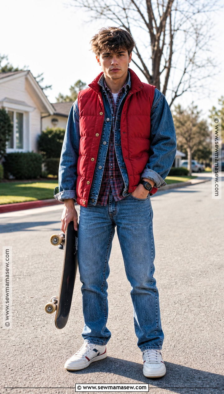 Marty McFly Costume From Back To The Future - 30 80s movies costumes