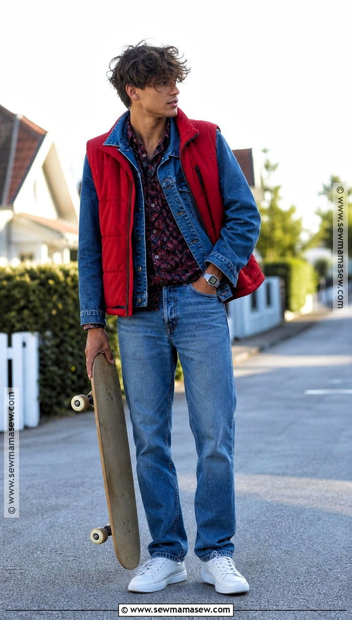 Marty McFly Puffer Vest Costume - 30 movies costumes ideas