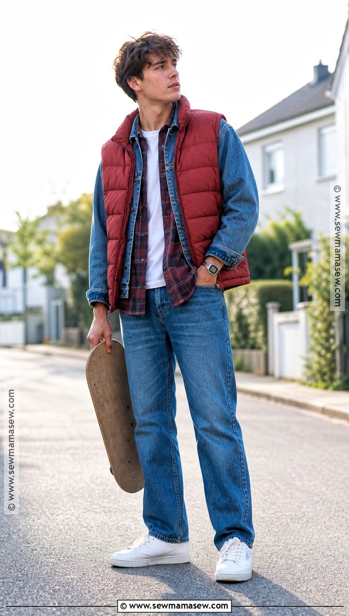Marty McFly Puffer Vest Costume - 30 film character costumes