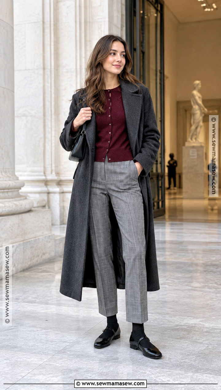 Mary Jane Flats With Plaid Trousers - 15 womens shoes fall