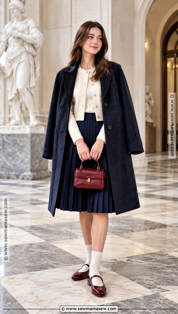 Mary Jane Flats With Pleated Skirt - 15 Fall 2026 Shoes for Women