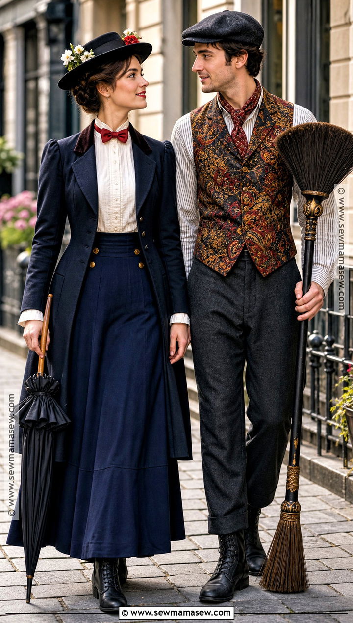 Mary Poppins And Bert Couple Costume - 40 disney couple costumes
